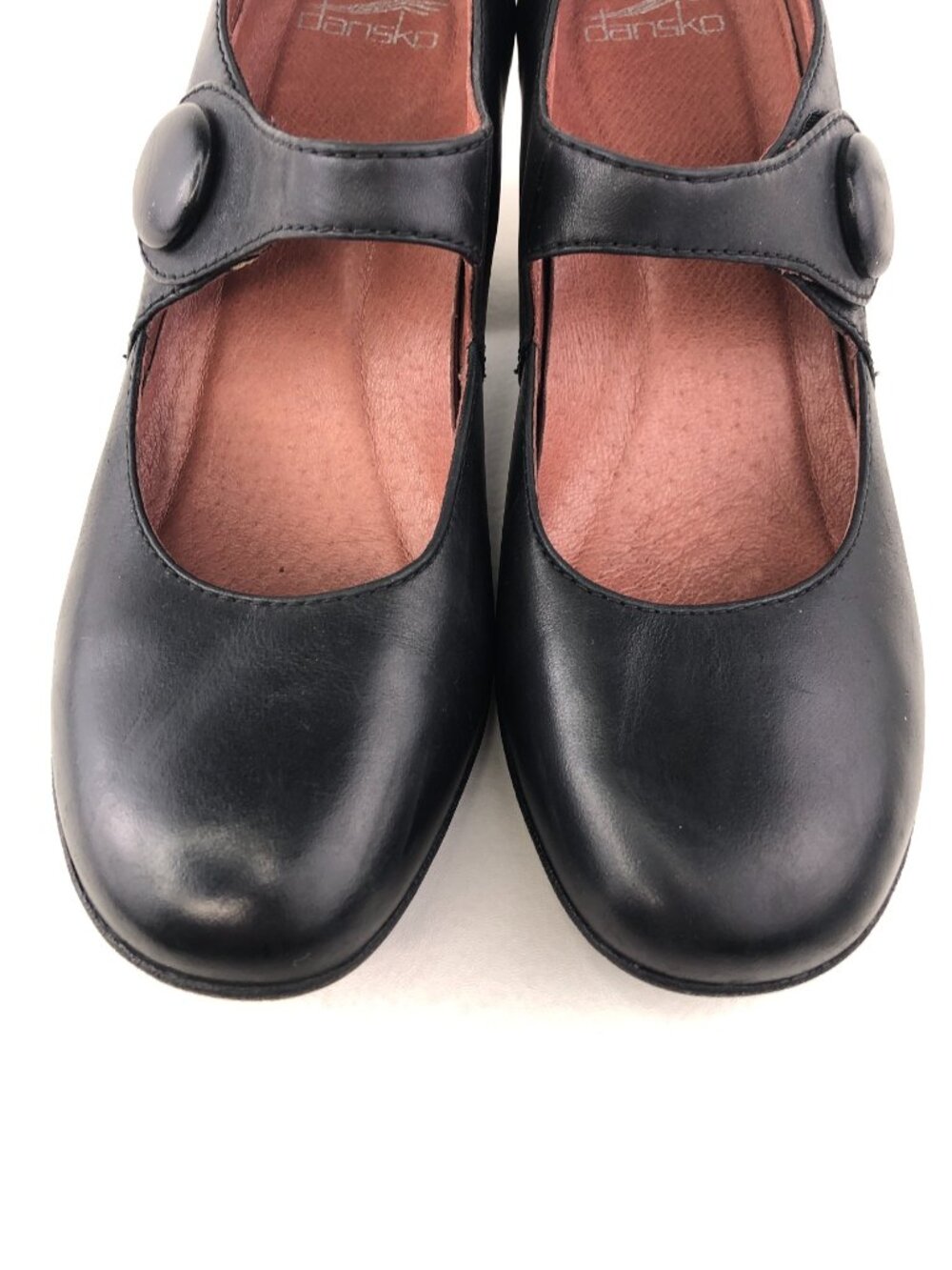 Dansko Page Black Leather Mary Jane Shoes EUR 40 - Picture 14 of 16